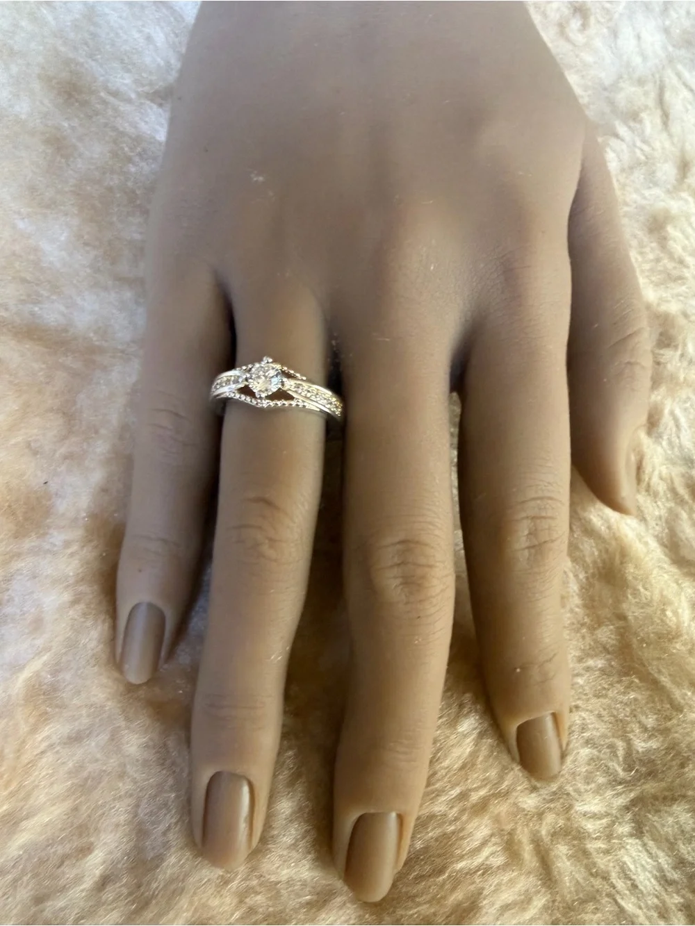 Stainless steel AAA CZ ring 💍